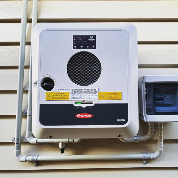 Fronius solar inverter installed in Geelong home