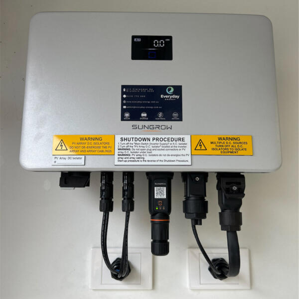 Sungrow classic solar inverter installed in Newtown, Geelong home