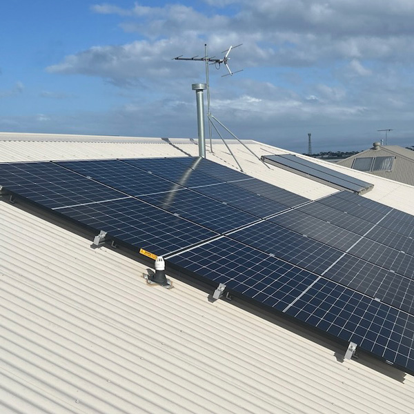 Trina solar panels installed on roof of Geelong home